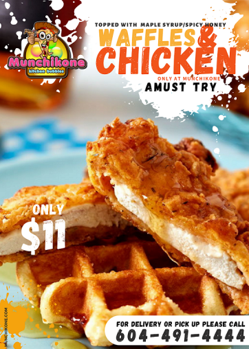 Waffles and Chicken